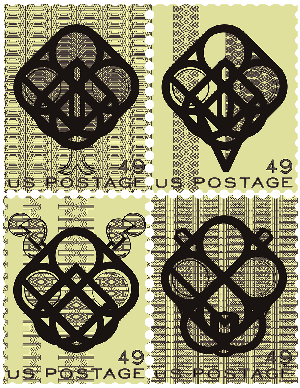 Typographic Stamps